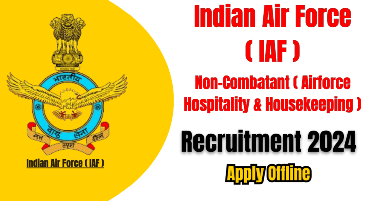 Indian Air Force Non-Combatant Recruitment 2024