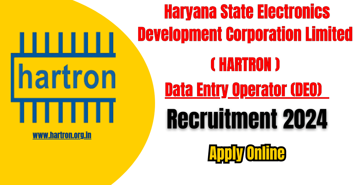 HARTRON DEO Recruitment 2024