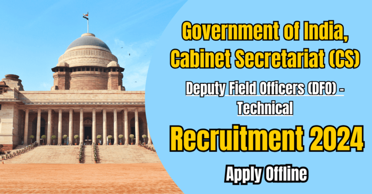 Cabinet Secretariat DFO Tech Recruitment 2024