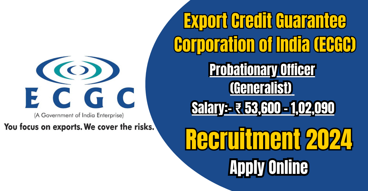 ECGC PO Recruitment 2024