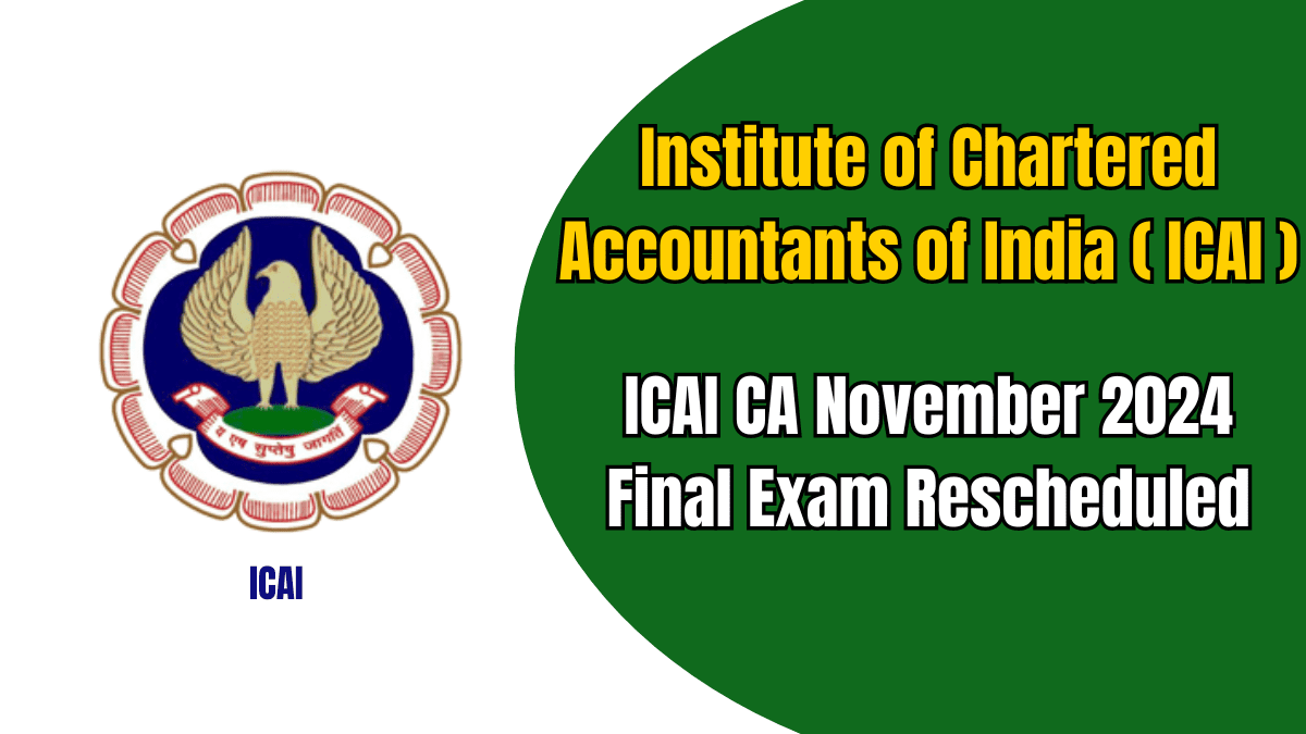 ICAI CA November 2024 Exam