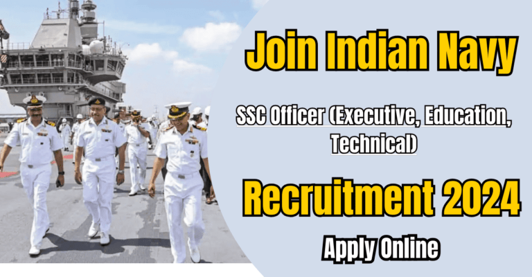 Indian Navy SSC Officer Recruitment 2024