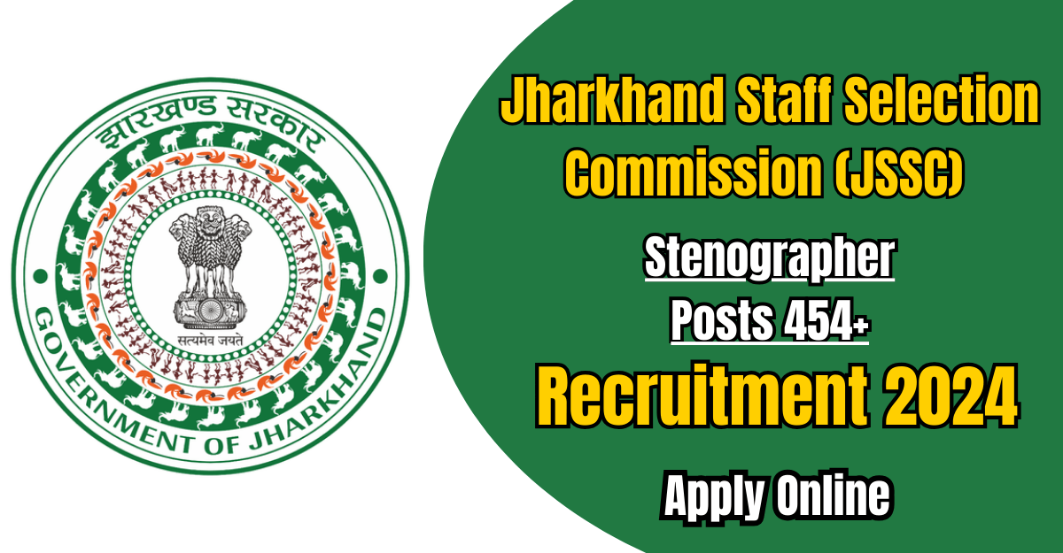 JSSC Stenographer Recruitment 2024