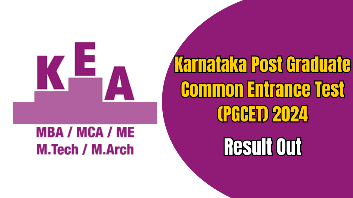 Karnataka PGCET Result 2024