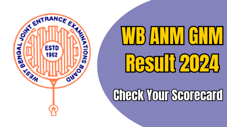 WB ANM GNM Result 2024