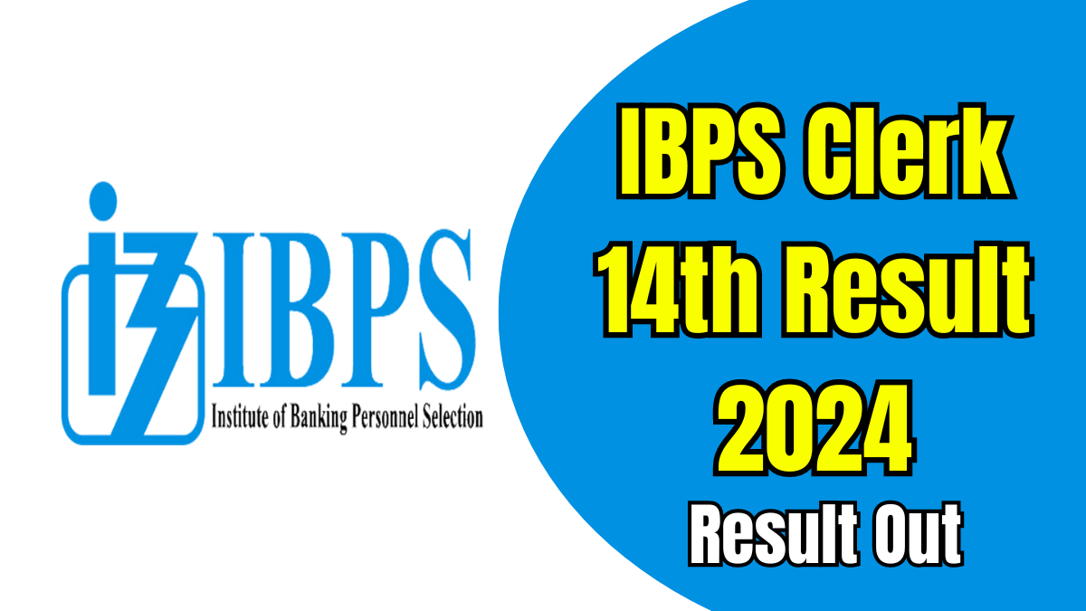 IBPS Clerk 14th Result 2024