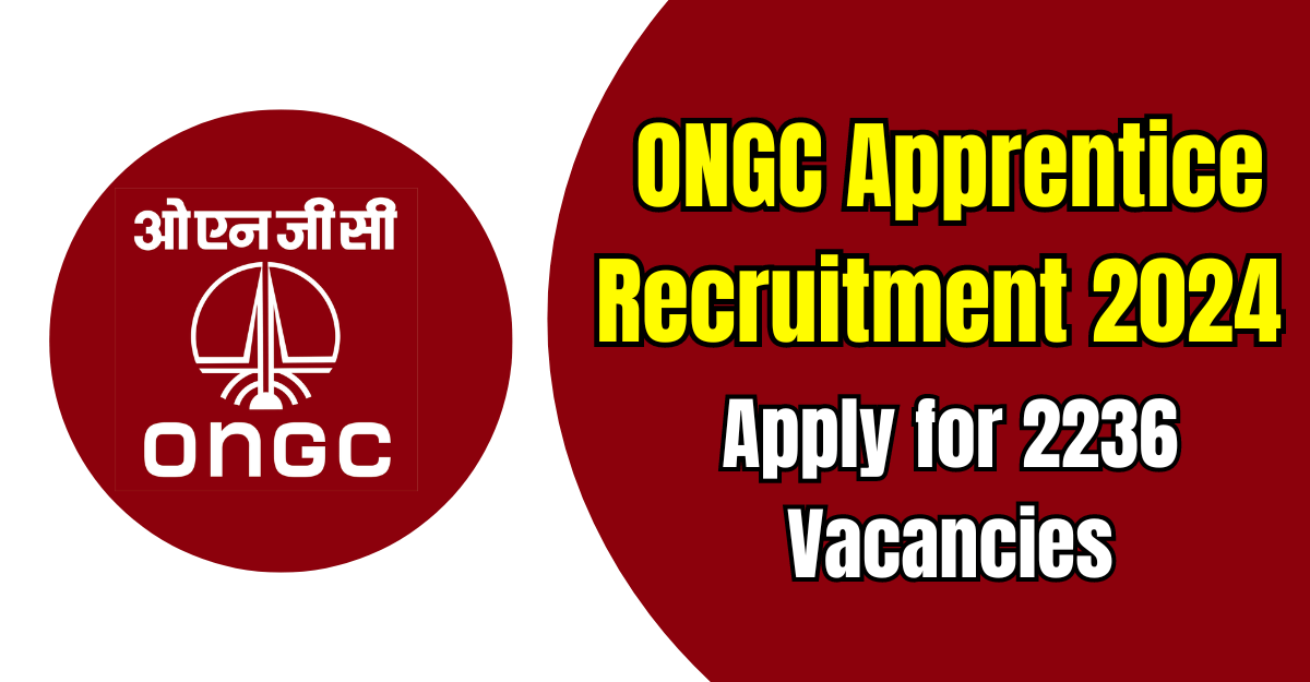 ONGC Apprentice Recruitment 2024