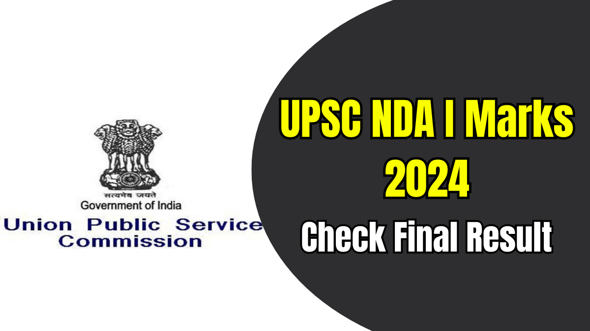 UPSC NDA I Marks 2024