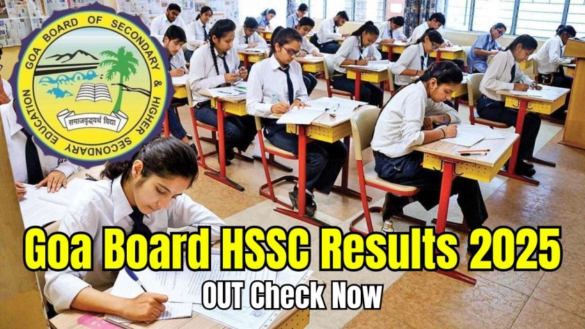 Goa Board HSSC Results 2025