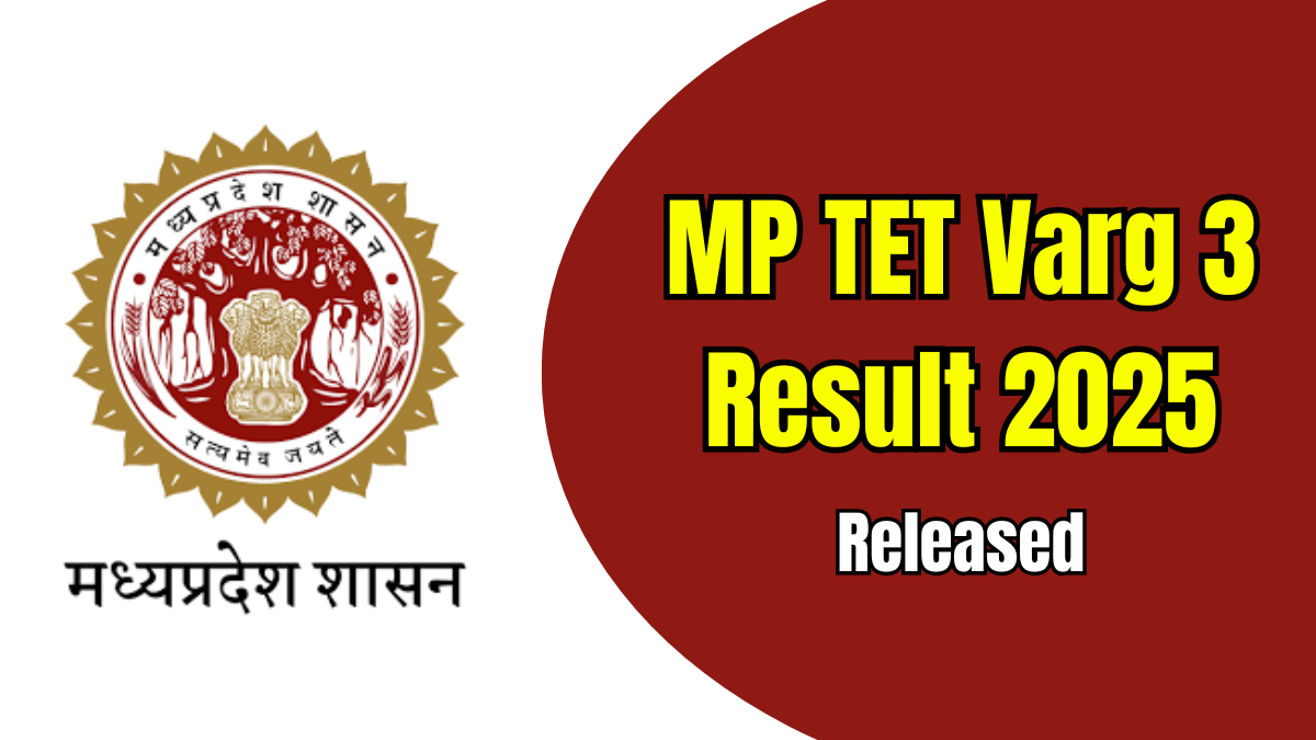 MP TET Varg 3 Result 2025