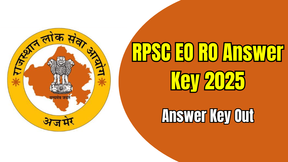 RPSC EO RO Answer Key 2025