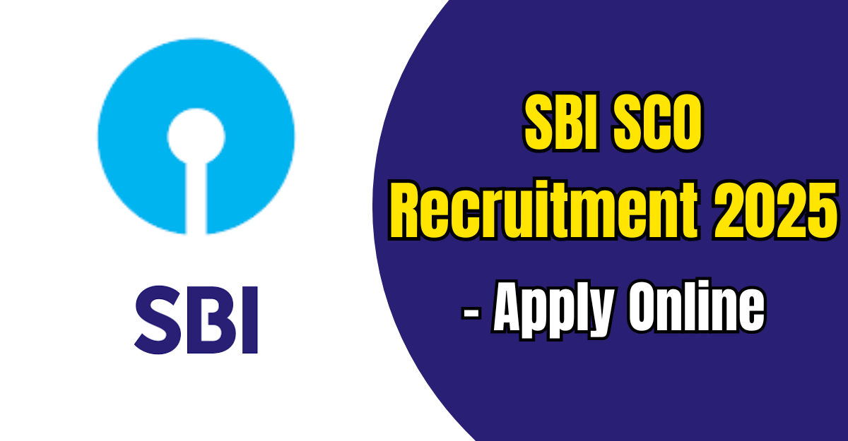 SBI SCO Recruitment 2025