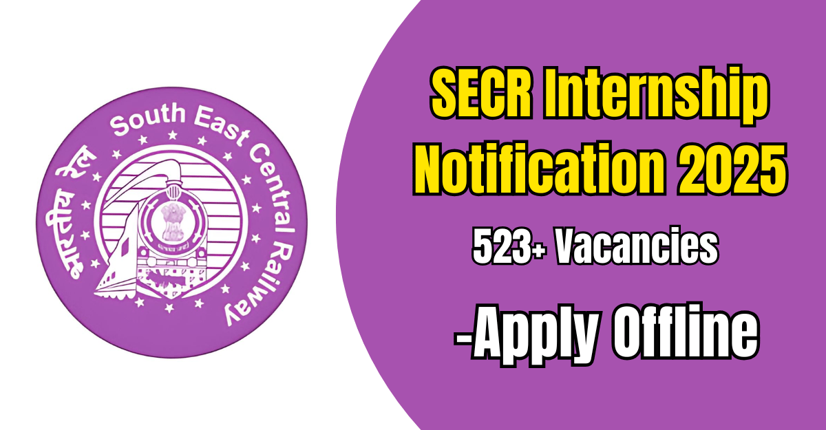 SECR Internship Notification 2025