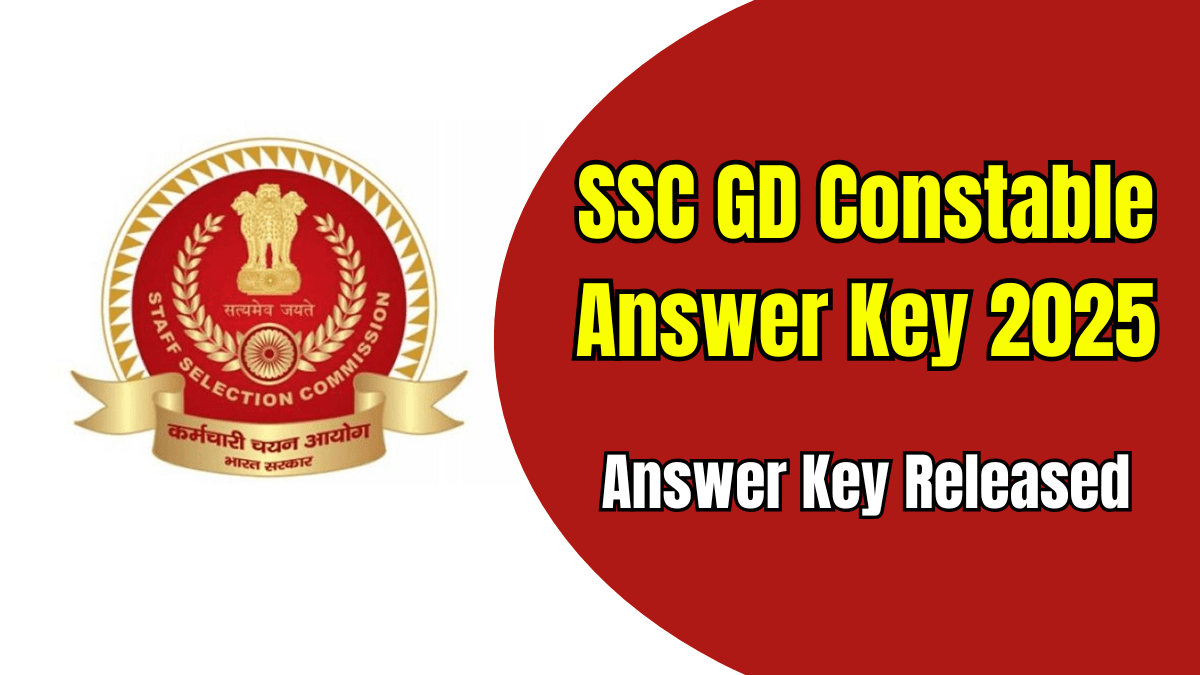 SSC GD Constable Answer Key 2025