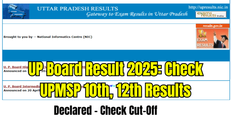 UP Board Result 2025