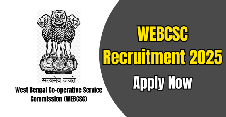 WEBCSC Recruitment 2025