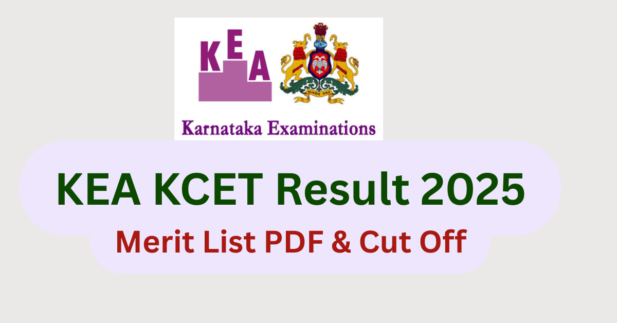 KCET Result 2025