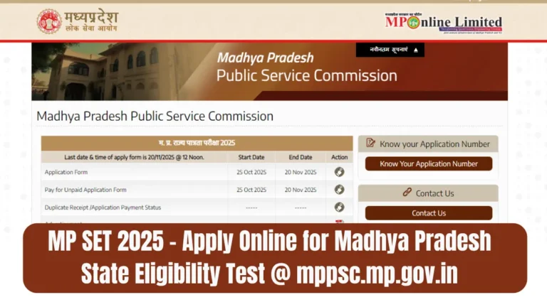 MP SET 2025