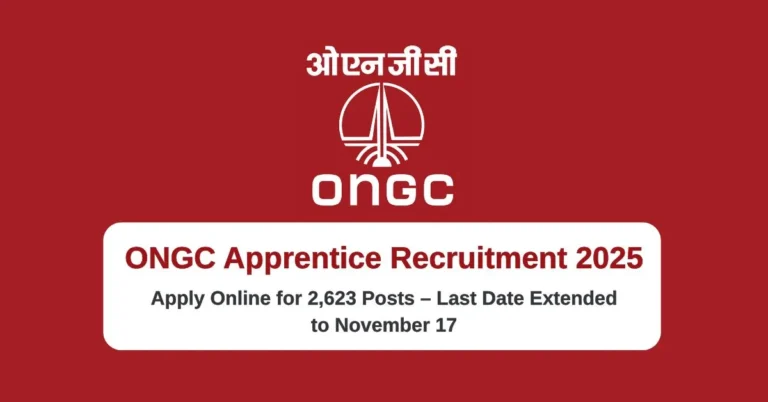 ONGC Apprentice Recruitment 2025