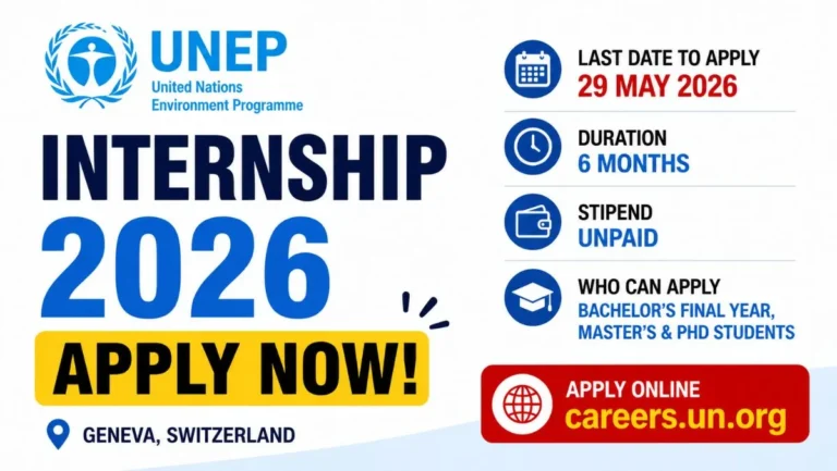 UNEP Internship 2026